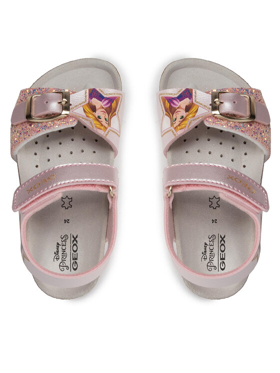Geox Sandali Geox DISNEY PRINCESS J Adriel G D J258MD 0NFEW C8010 M Roza