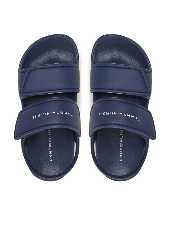Tommy Hilfiger Sandały Tommy Hilfiger T1X2-33913-1172 S Granatowy