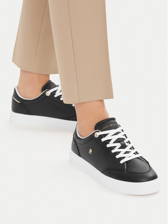 Tommy Hilfiger Αθλητικά Tommy Hilfiger Th Chic Cupsole FW0FW09106 Μαύρο