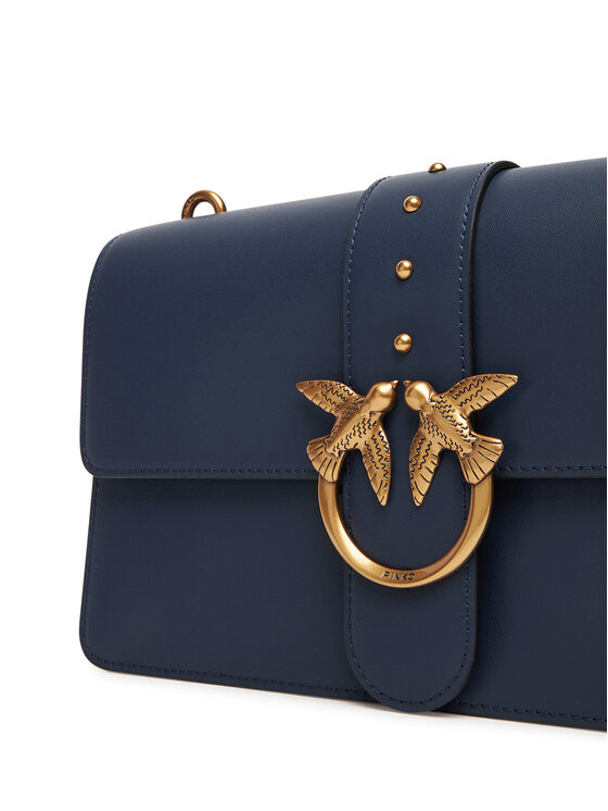 PINKO Torbica PINKO Love One Classic ST.CL Al 25-26 PLTT 105857 A0F1 Tamnoplava