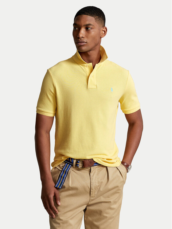 Polo Ralph Lauren Polo Ralph Lauren Pólóing Core Replen 710795080 Sárga Slim Fit