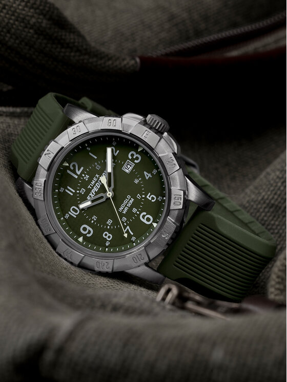 Timex Laikrodis Timex Expedition Ridge TW4B32100 Sidabrinė