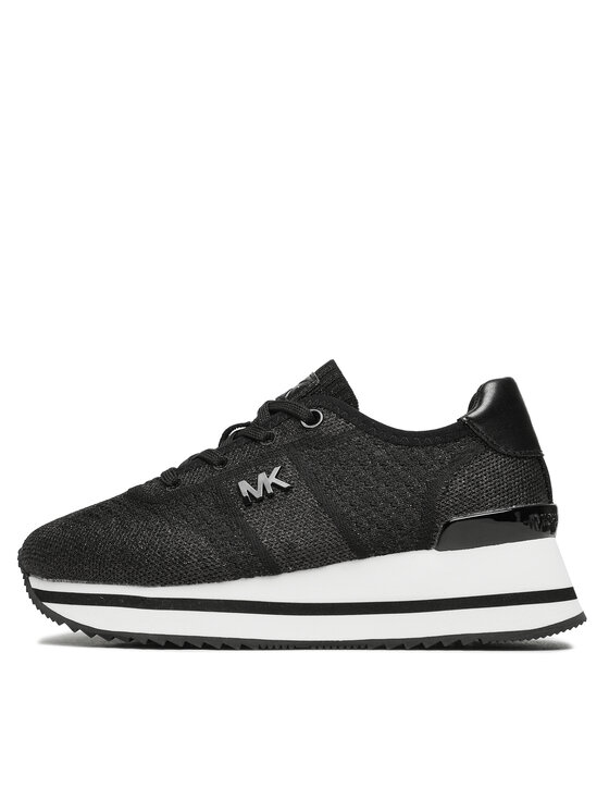 MICHAEL Michael Kors Sneakersy MICHAEL Michael Kors Monique Knit Trainer 43F3MQFSAM Čierna