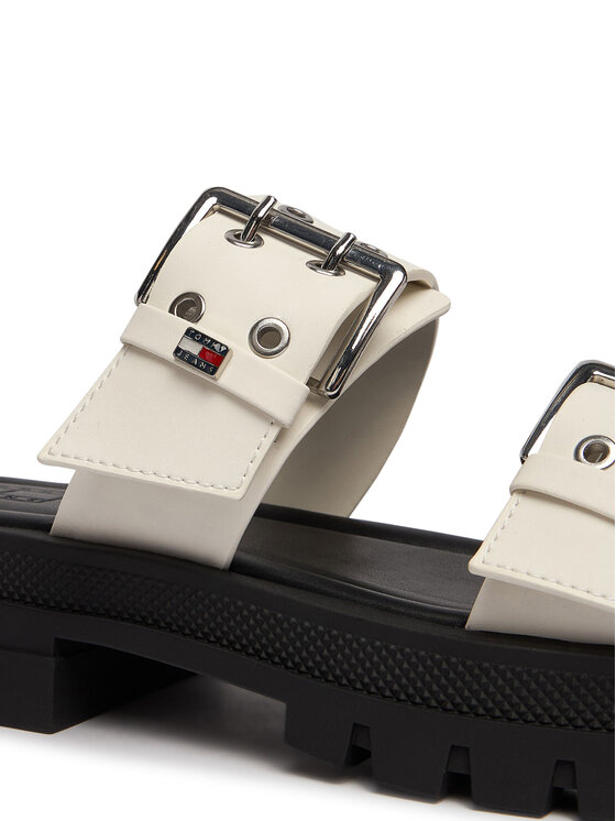 Tommy Jeans Iešļūcenes Tommy Jeans Tjw Buckle Straps Sandal EN02966 Krēmkrāsas