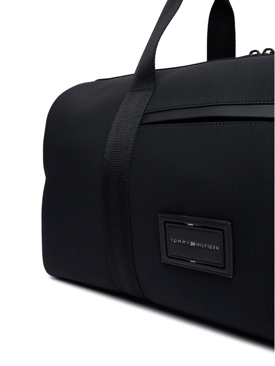 Tommy Hilfiger Víkendová taška Tommy Hilfiger Th Foundation Duffle AM0AM14441 Černá