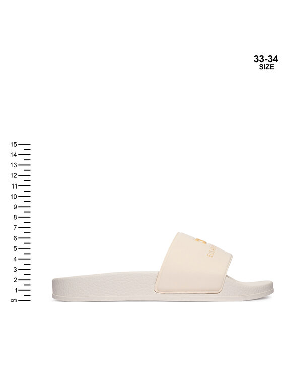 Elisabetta Franchi Chanclas Elisabetta Franchi F4A0-E0607-1745698-M Écru