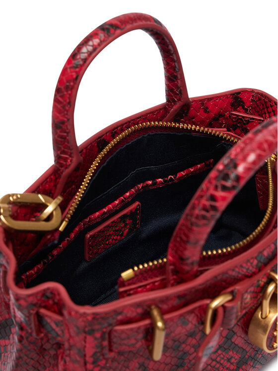 Tommy Hilfiger Bolso Tommy Hilfiger American Icon Micro Tote Snake AW0AW18820 Rojo