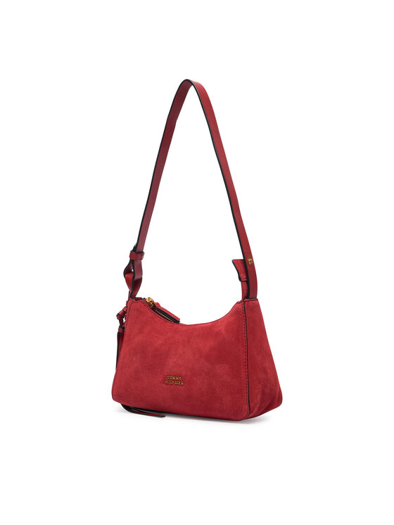 Tommy Hilfiger Τσάντα Tommy Hilfiger Th Statement Mini Should Bag Sue AW0AW18823 Κόκκινο