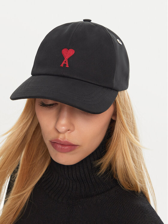 AMI Paris Gorra con visera AMI Paris BFUCP006CO0051 Negro
