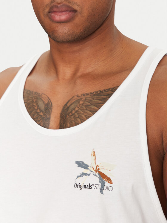 Jack & Jones Jack & Jones Camiseta sin mangas Varenna 12275464 Blanco Regular Fit