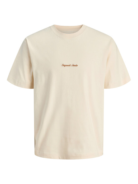 Jack & Jones Jack & Jones Póló Norrebro 12282892 Krém Relaxed Fit