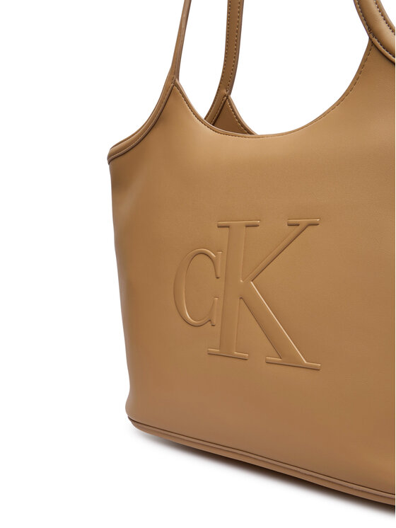 Calvin Klein Kabelka Calvin Klein Bold Ck LV04F3562G Béžová