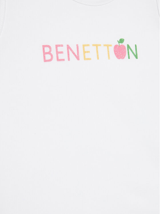 United Colors Of Benetton United Colors Of Benetton Top 3I1XGH00K Bijela Regular Fit