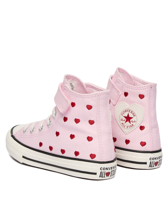 Converse Кеди Converse Chuck Taylor All Star Hearts & Roses Easy-On A19066C Рожевий