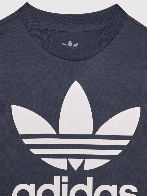 adidas adidas Футболка Trefoil HE2190 Cиній Regular Fit
