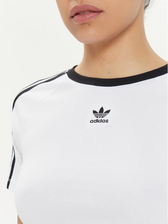 adidas adidas Camiseta 3-Stripes Baby IP0662 Blanco Slim Fit