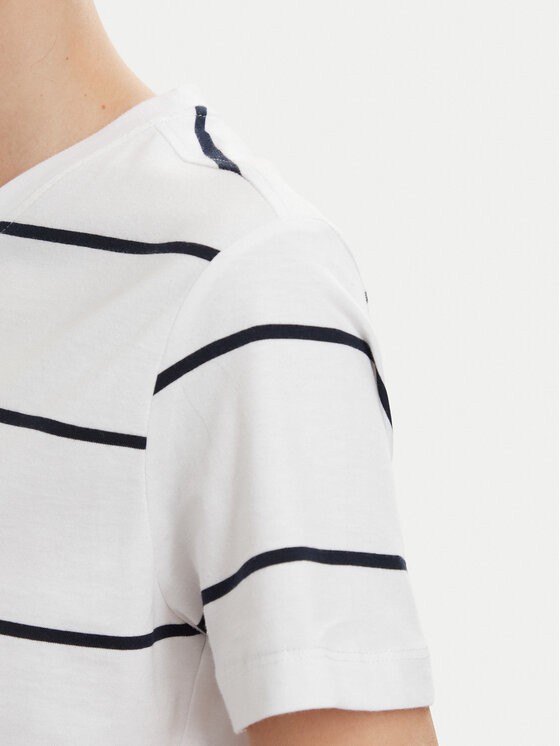 Beverly Hills Polo Club Beverly Hills Polo Club Camiseta P-SS26W-TS0162 Blanco Regular Fit