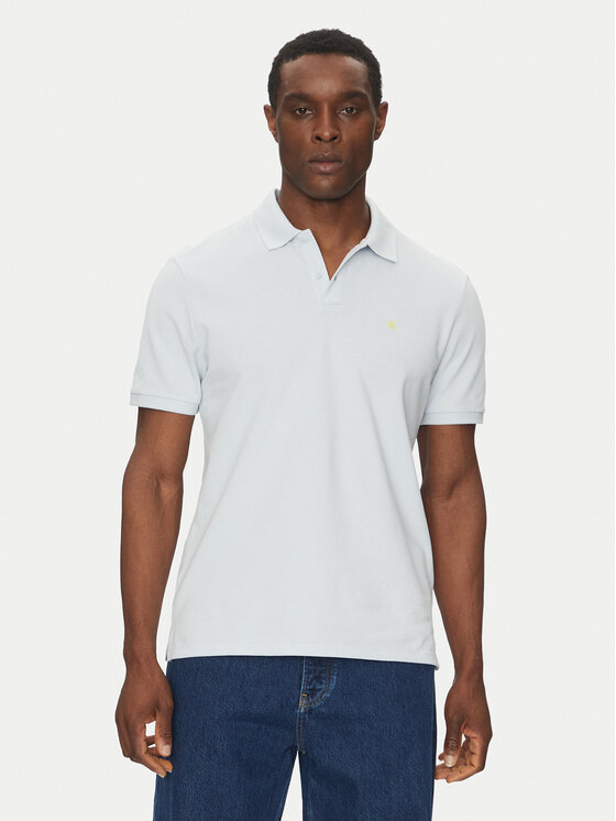 Calvin Klein Jeans Calvin Klein Jeans Polo majica LV040EM269 Svetlo modra Regular Fit