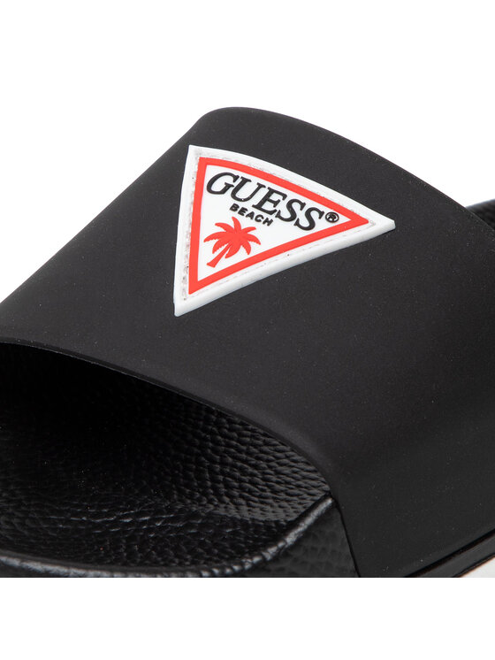 Guess Iešļūcenes Guess Beach Slippers E2GZ00 BB00F Melns