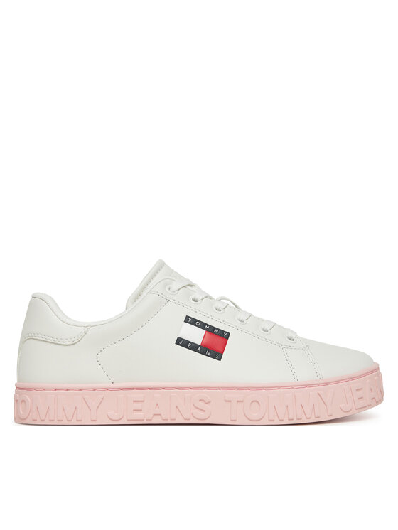 Tommy Jeans Sneakers Tommy Jeans Tjw Logo Outsole Sneaker Ess EN0EN02703 Alb