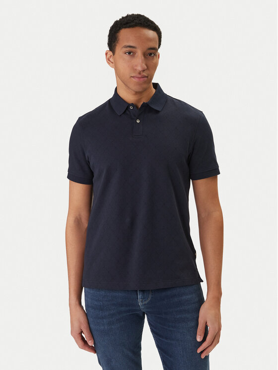 Guess Guess Polo M6RP05 KD181 Azul marino Regular Fit