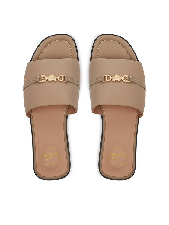 LOVE MOSCHINO Шльопанці LOVE MOSCHINO JA28082G1MIM0131 Бежевий