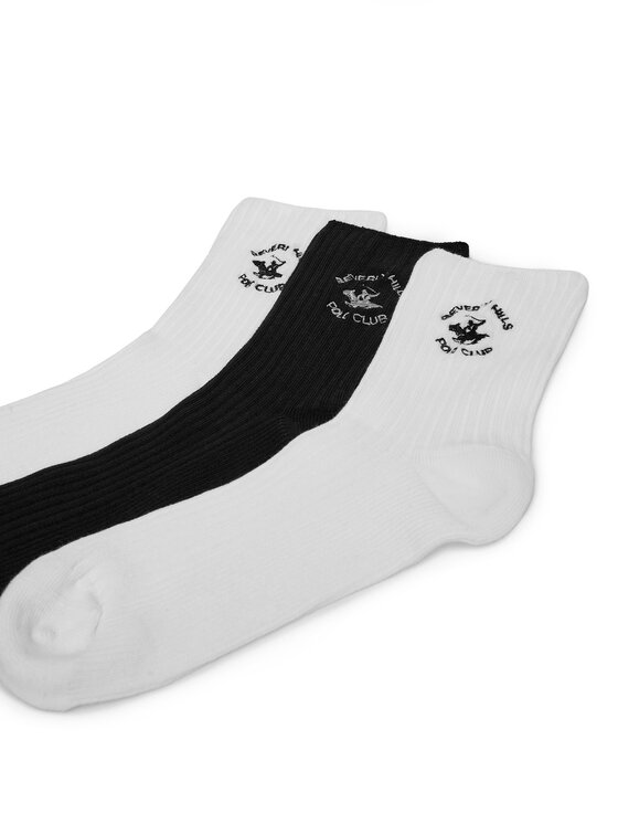 Beverly Hills Polo Club Garās zeķes Beverly Hills Polo Club KR_BHPC_005_W_SS2025_(3pack) Balts