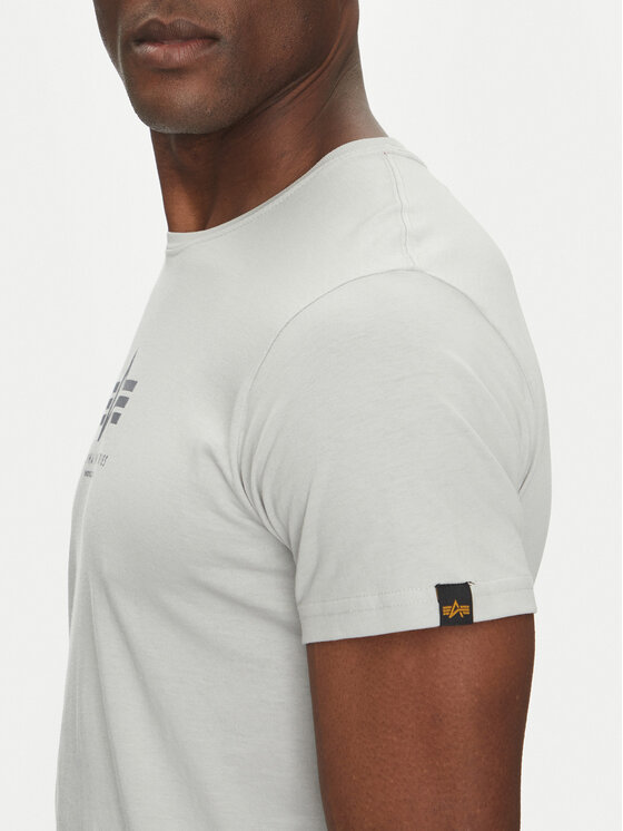 Alpha Industries Alpha Industries Póló Basic 118533 Szürke Regular Fit
