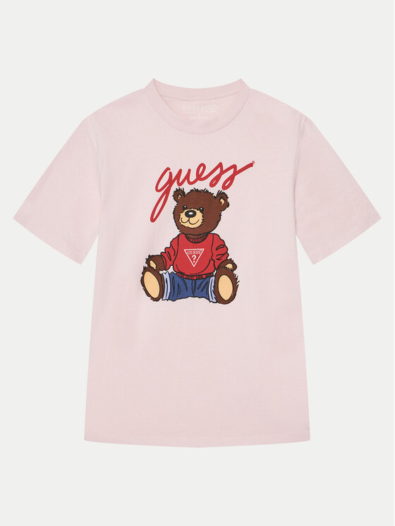 Guess Guess Футболка H4BJ06 I3Z14 Рожевий Regular Fit