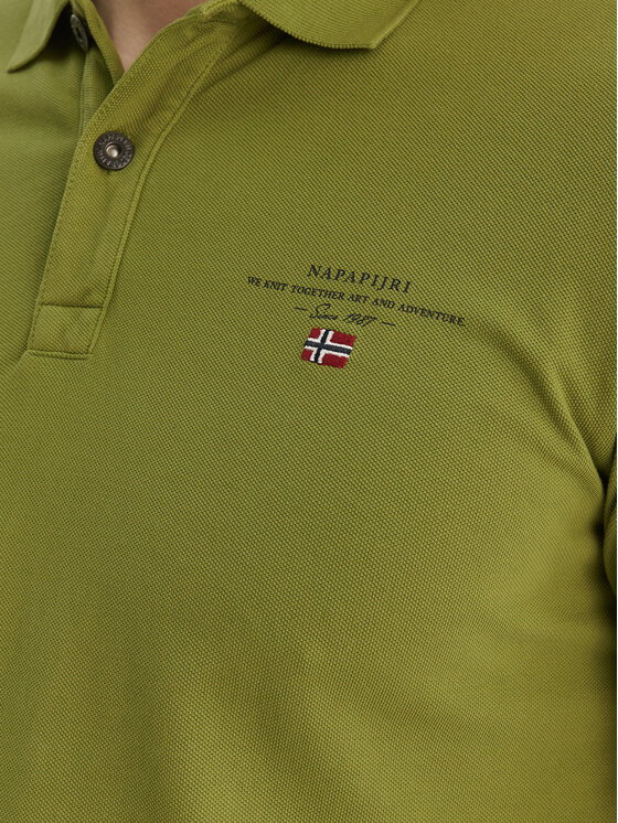 Napapijri Napapijri Polo Elbas NP0A4GDL Verde Regular Fit
