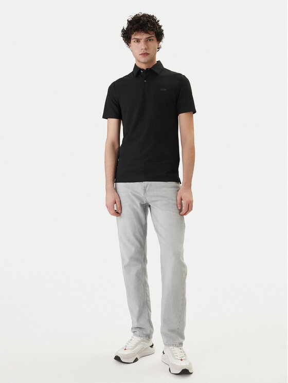 Guess Guess Polo M6RP02 KD202 Negro Slim Fit