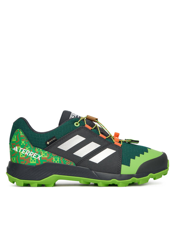adidas Трекінгові черевики adidas Minecraft Terrex Gore-Tex Hiking JR1314 Зелений