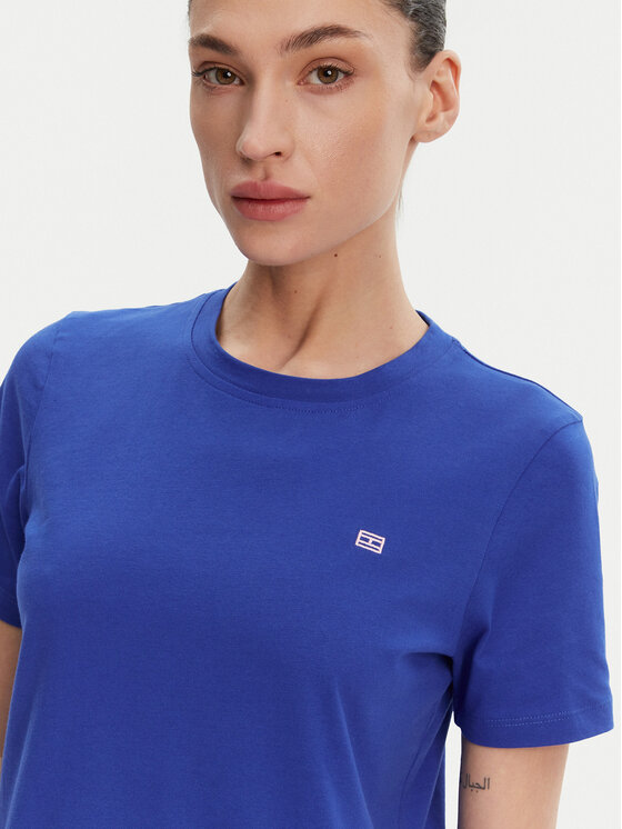 Tommy Hilfiger Tommy Hilfiger Camiseta WW0WW45522 Azul Regular Fit