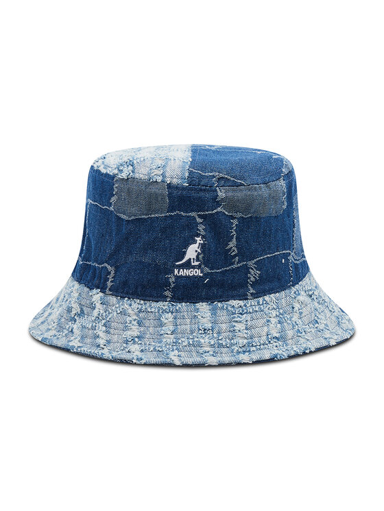 Kangol Skrybėlė Kangol Denim Mashup Bucket K5296 Tamsiai mėlyna