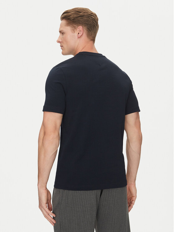 Tommy Hilfiger Tommy Hilfiger T-shirt Multi Flags MW0MW38616 Tamnoplava Regular Fit