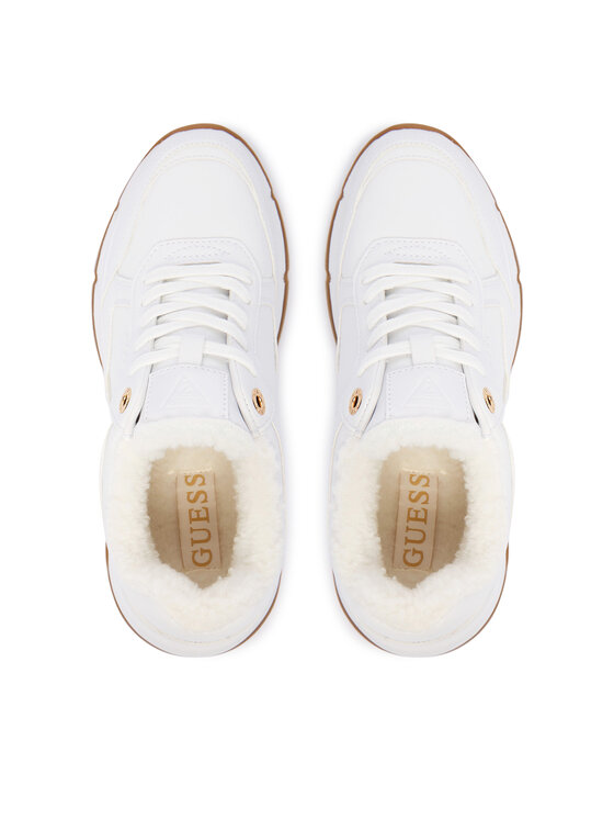 Guess Sneakersy Guess FLFRRE ELE12 Biela