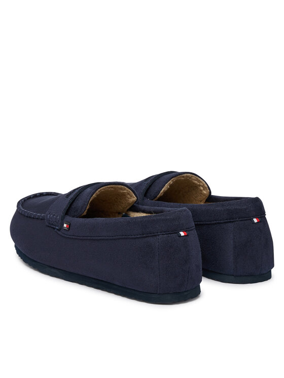 Tommy Hilfiger Pantofole Tommy Hilfiger Hilfiger Driver House Shoe FM0FM06012 Blu scuro