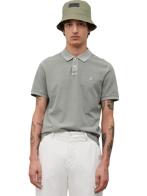 Marc O'Polo Marc O'Polo Поло B21226653000 Сірий Regular Fit