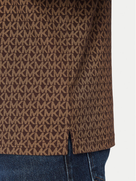 MICHAEL Michael Kors MICHAEL Michael Kors Polo CS650V848T Marrón oscuro Regular Fit