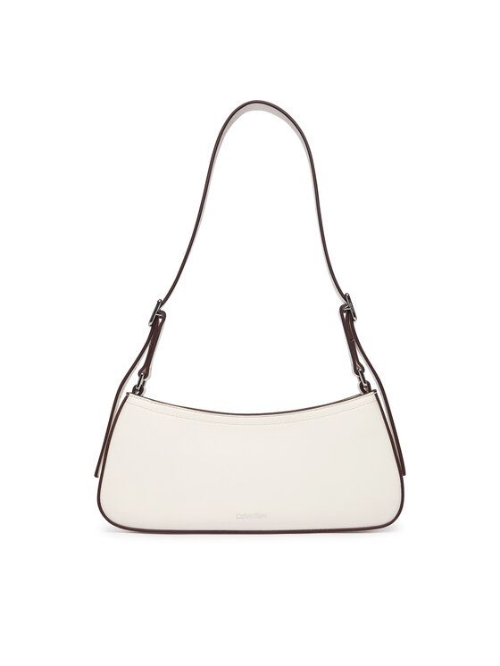 Calvin Klein Дамска чанта Calvin Klein Ck Small Shoulder Bag LV04F3170G Бял