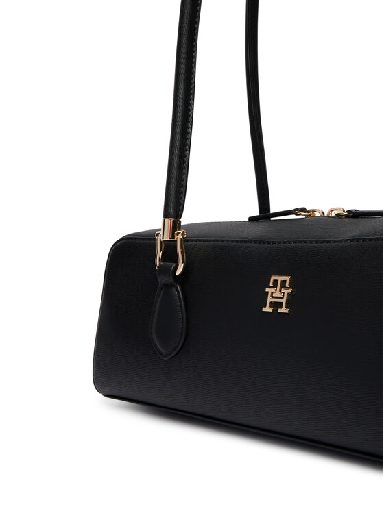 Tommy Hilfiger Torebka Tommy Hilfiger Th Grace Shoulder Bag AW0AW18748 Czarny