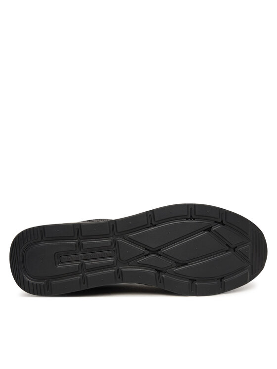 Tommy Hilfiger Laisvalaikio batai Tommy Hilfiger T Hilfiger Core Lth Runner FM0FM06002 Juoda