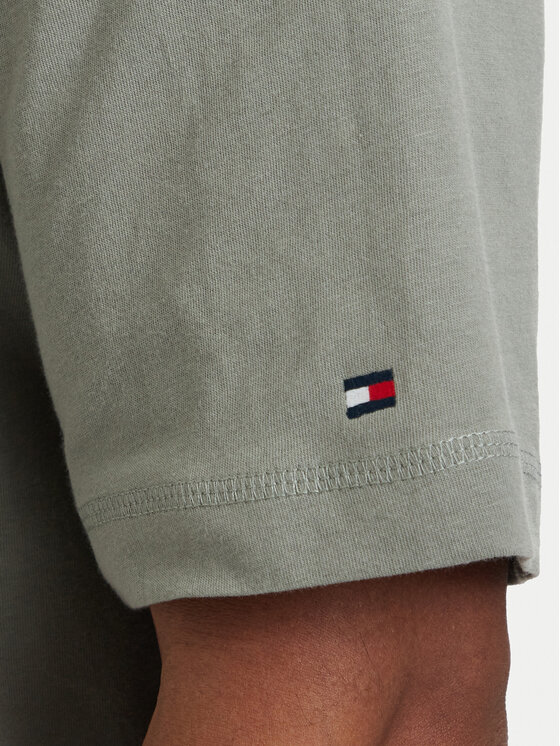 Tommy Hilfiger Tommy Hilfiger Camiseta UM0UM03643 Verde claro Regular Fit