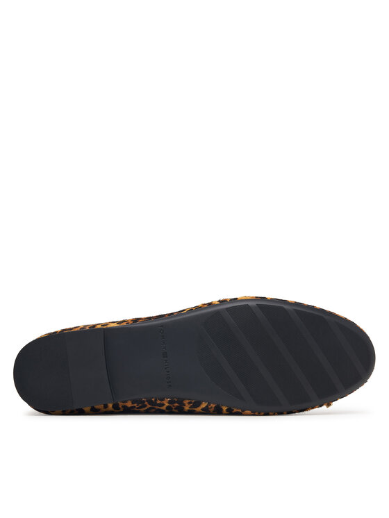 Tommy Hilfiger Balerinke Tommy Hilfiger Th Charm Cheetah Ballerina FW0FW09682 Rjava
