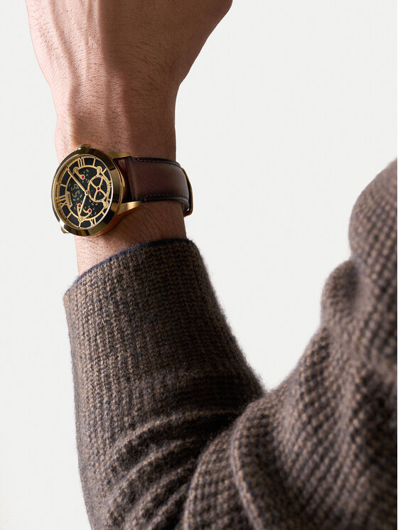 Fossil Orologio Fossil Townsman Big Tic FS6190 Marrone