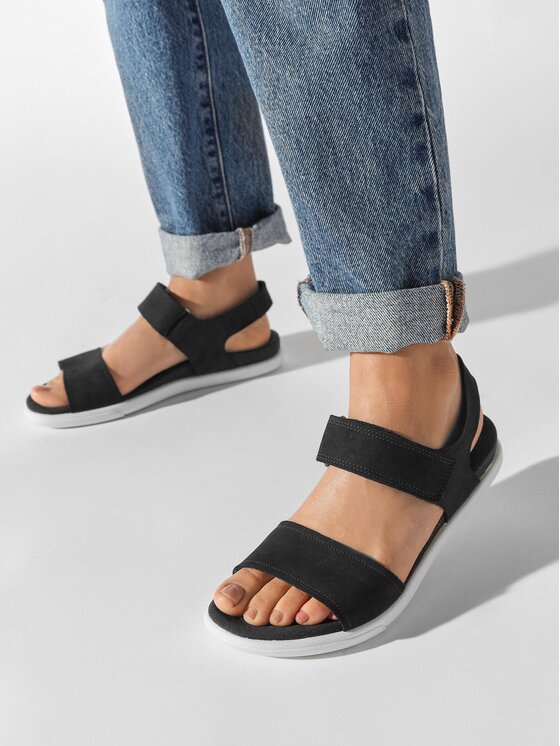 ECCO Półbuty ECCO DAMARA SANDAL 24838302001 Czarny