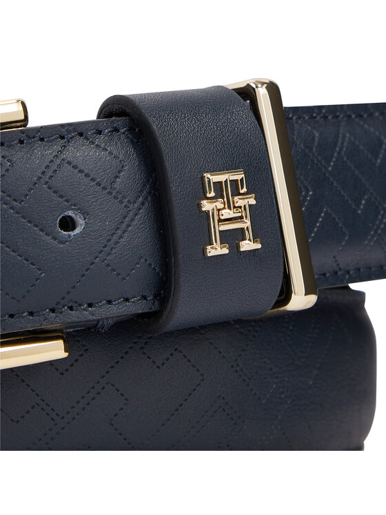 Tommy Hilfiger Curea de Damă Tommy Hilfiger Th Casual Mono 3.0 AW0AW15382 Bleumarin