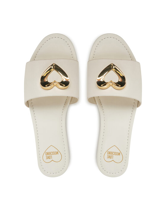 LOVE MOSCHINO Шльопанці LOVE MOSCHINO JA28161G0MIA0102 Écru