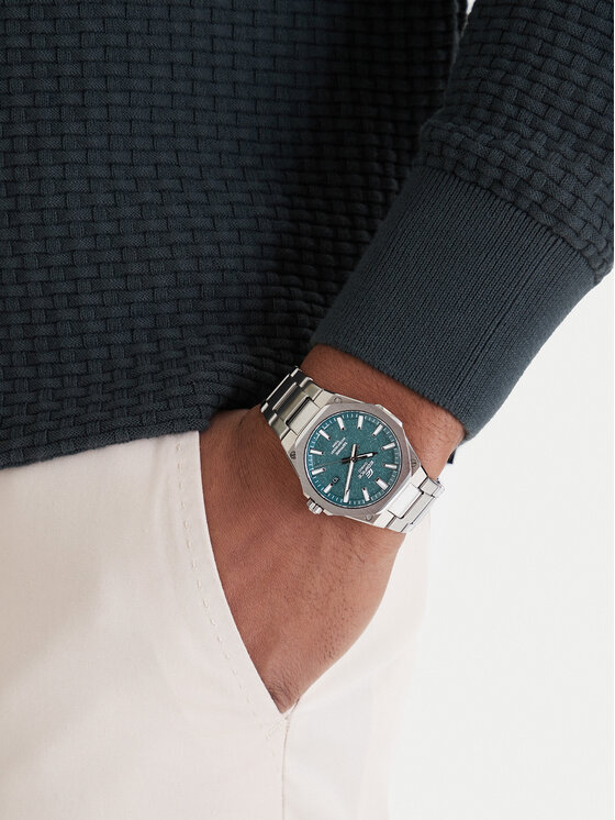 Casio Часовник Casio Edifice Sapphire EFR-S108DE-3AVUEF Сребрист