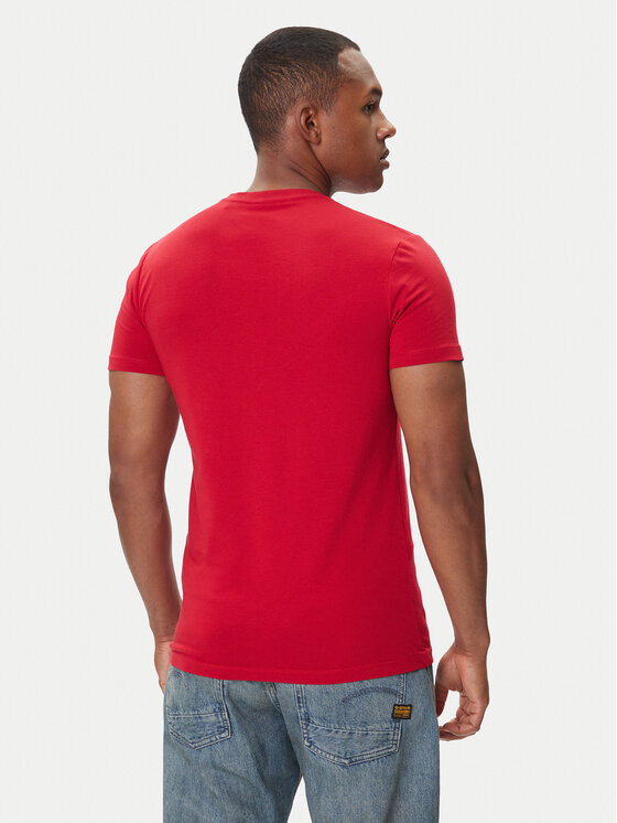 Pepe Jeans Pepe Jeans Camiseta Original Stretch N PM5010132 Rojo Regular Fit